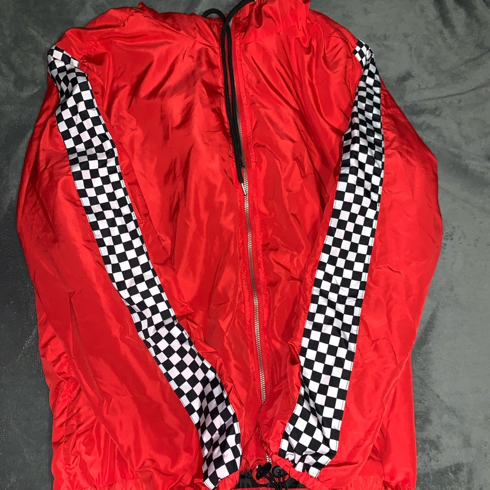 RUE 21 checkered windbreaker